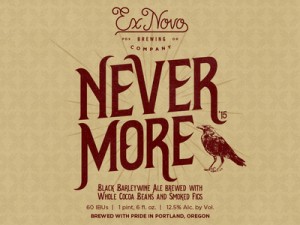 Ex Novo Brewing Releases NeverMore Black Barleywine